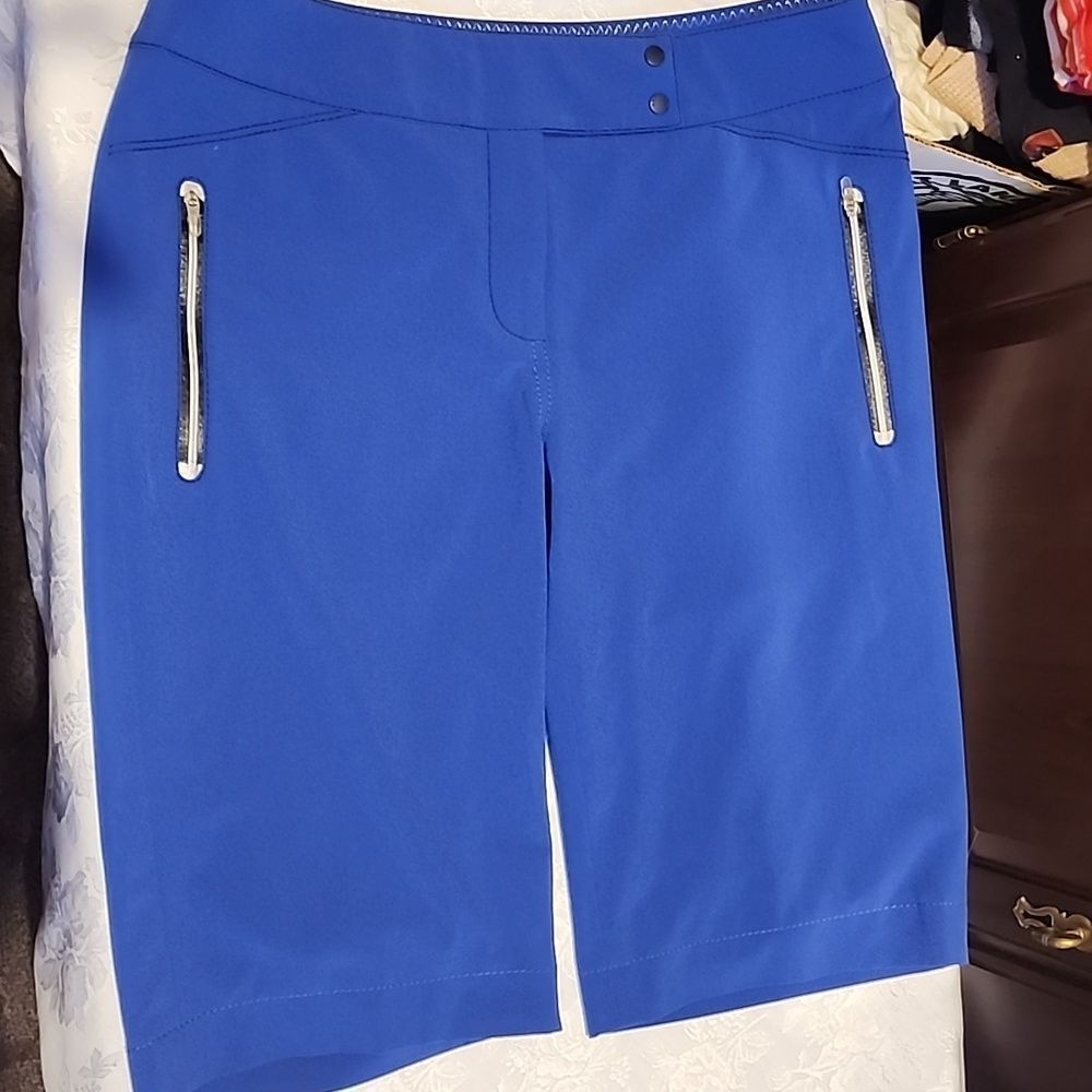 Annika Cutter & Buck Blue Board Shorts